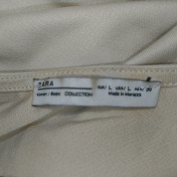 Zara Yellow Boxy Blouse with Pink Floral Print - Picture 2 of 4